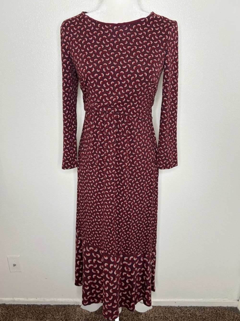 Boden Womens Philippa Jersey Midi Dress Size 6
